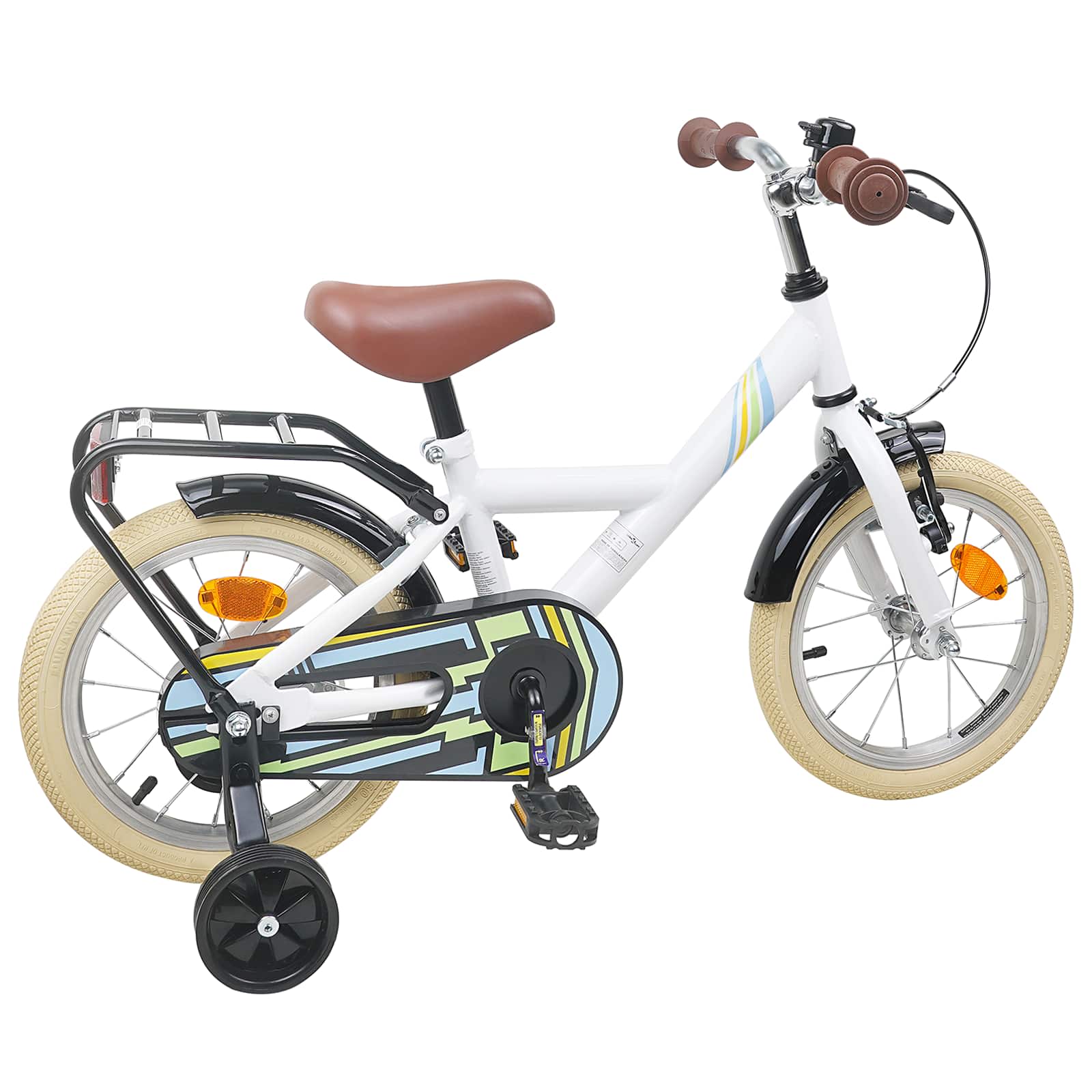 Kinderfiets 14 Inch voor 3-5 jaar oud Wit is nu te koop bij PeponiXL, paradijselijk wonen!