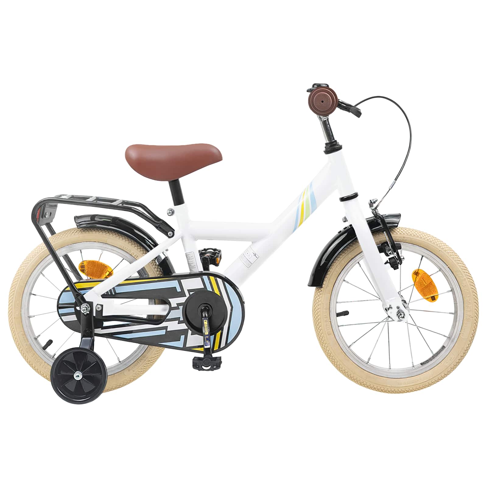 Kinderfiets 14 Inch voor 3-5 jaar oud Wit is nu te koop bij PeponiXL, paradijselijk wonen!