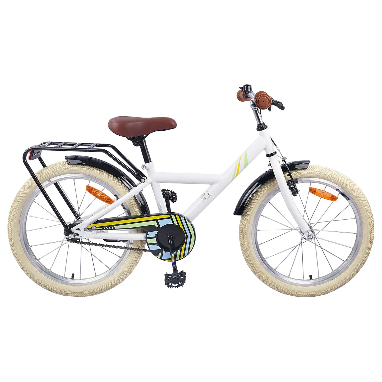 Kinderfiets 18 Inch voor 5-7 jaar Wit is nu te koop bij PeponiXL, paradijselijk wonen!
