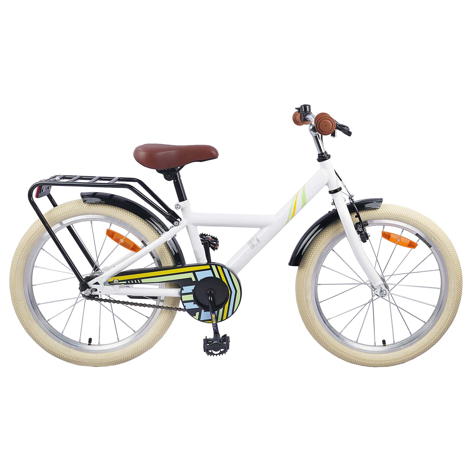 Kinderfiets 18 Inch voor 5-7 jaar Wit is nu te koop bij PeponiXL, paradijselijk wonen!