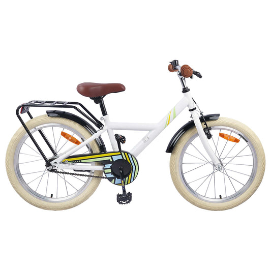Kinderfiets 18 Inch voor 5-7 jaar Wit is nu te koop bij PeponiXL, paradijselijk wonen!