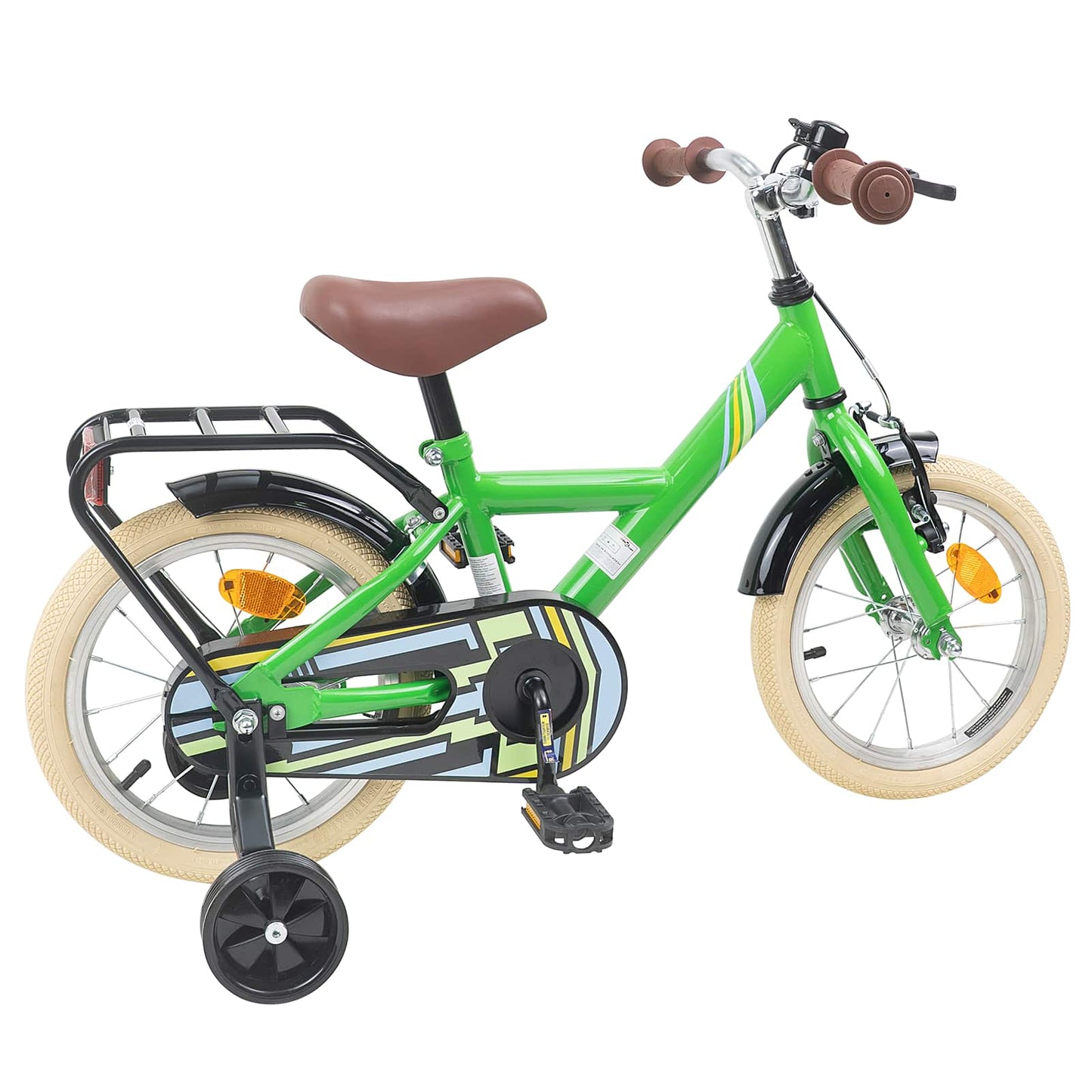 Kinderfiets 14 Inch voor 3-5 jaar oud Groen is nu te koop bij PeponiXL, paradijselijk wonen!