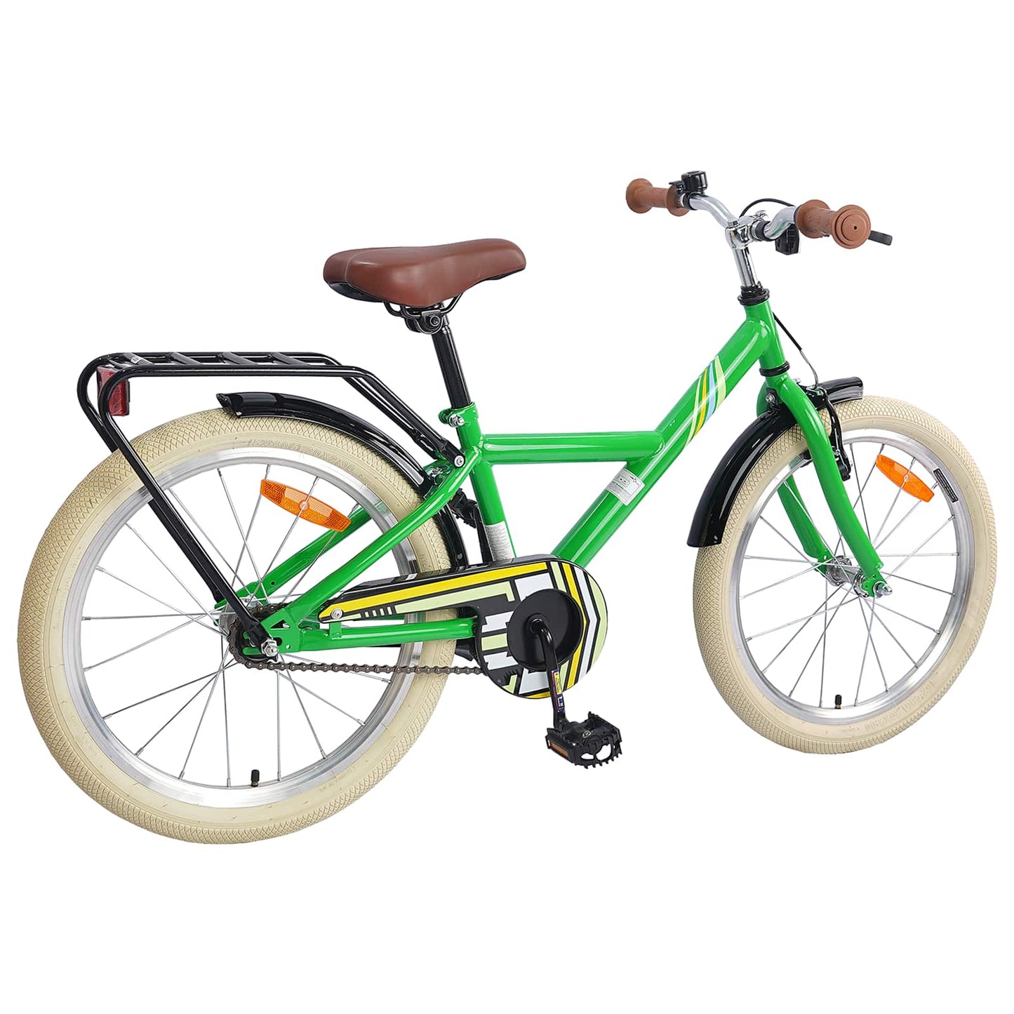 Kinderfiets 18 Inch voor 5-7 jaar Groen is nu te koop bij PeponiXL, paradijselijk wonen!