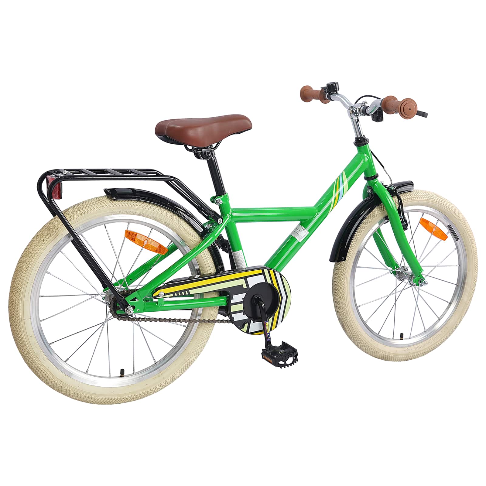 Kinderfiets 18 Inch voor 5-7 jaar Groen is nu te koop bij PeponiXL, paradijselijk wonen!