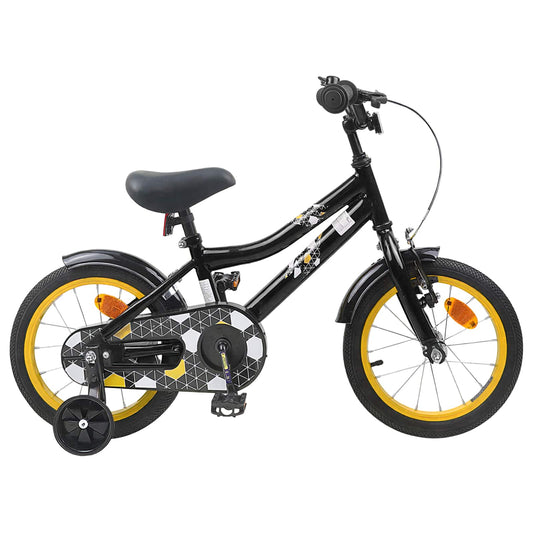Kinderfiets 12 Inch voor 2-4 jaar oud Zwart is nu te koop bij PeponiXL, paradijselijk wonen!