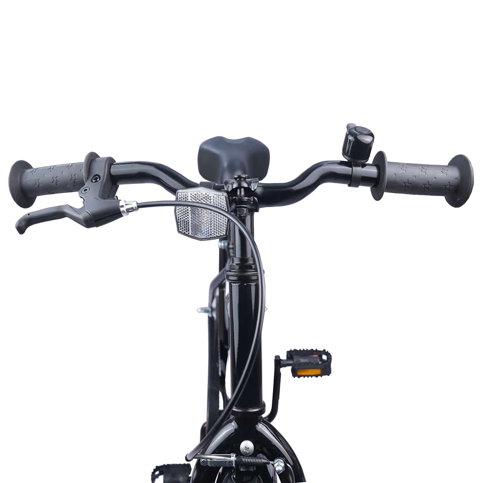 Kinderfiets 18 Inch voor 5-7 jaar Zwart is nu te koop bij PeponiXL, paradijselijk wonen!