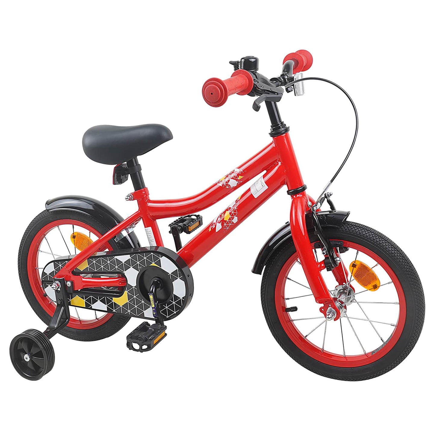 Kinderfiets 16 Inch voor 4-6 jaar oud Rood is nu te koop bij PeponiXL, paradijselijk wonen!