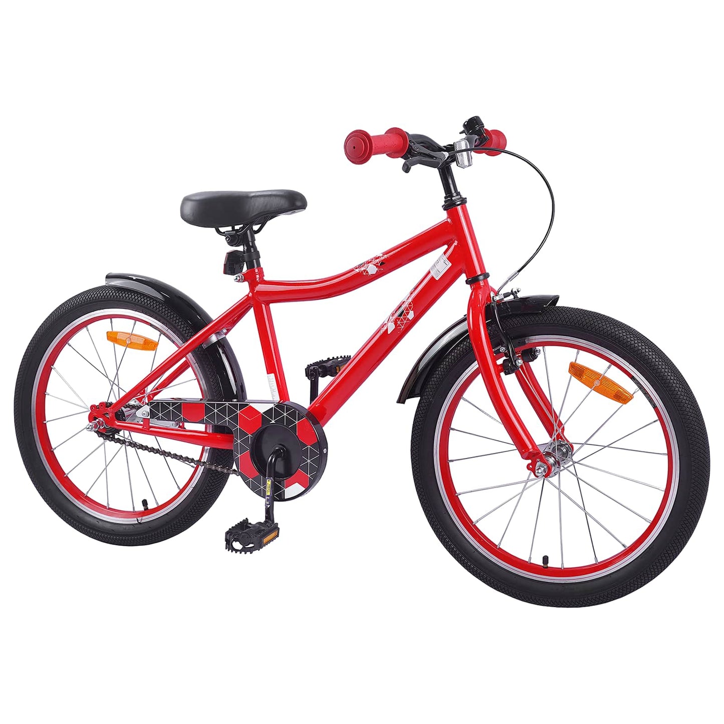 Kinderfiets 18 Inch voor 5-7 jaar Rood is nu te koop bij PeponiXL, paradijselijk wonen!