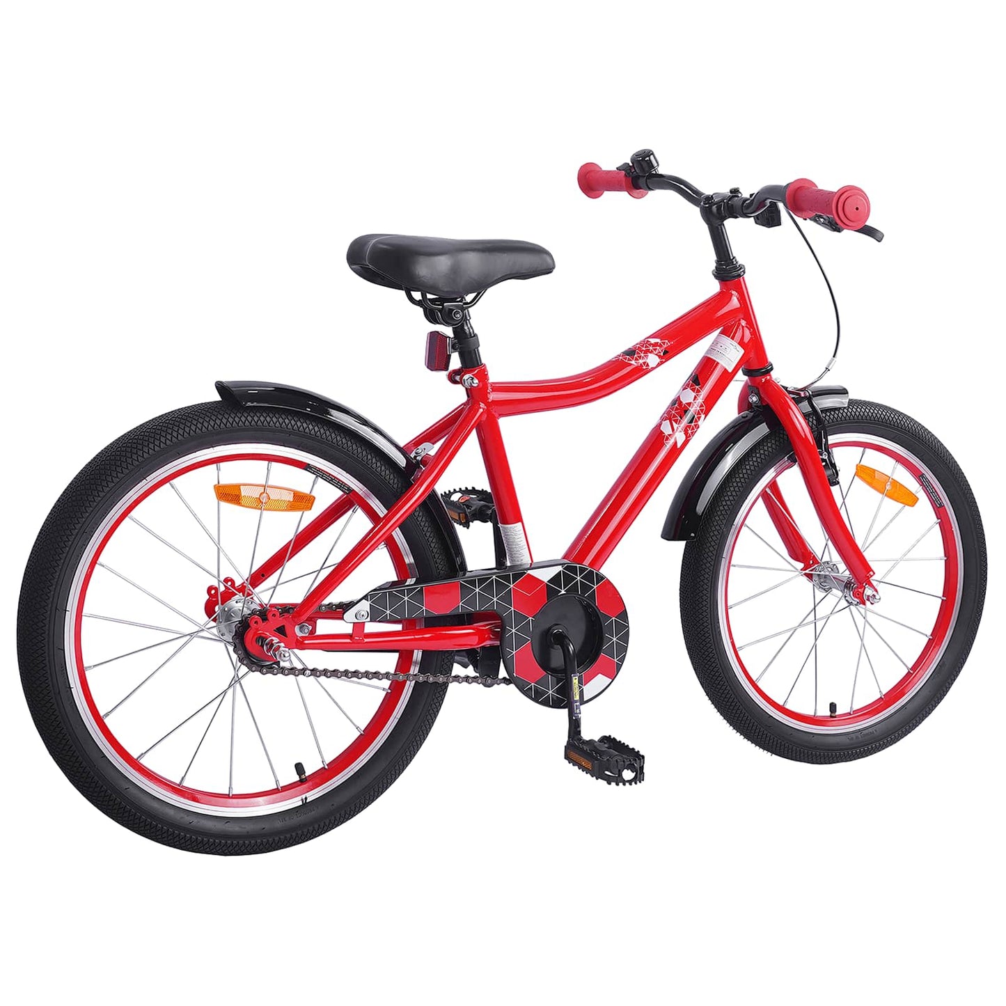 Kinderfiets 18 Inch voor 5-7 jaar Rood is nu te koop bij PeponiXL, paradijselijk wonen!