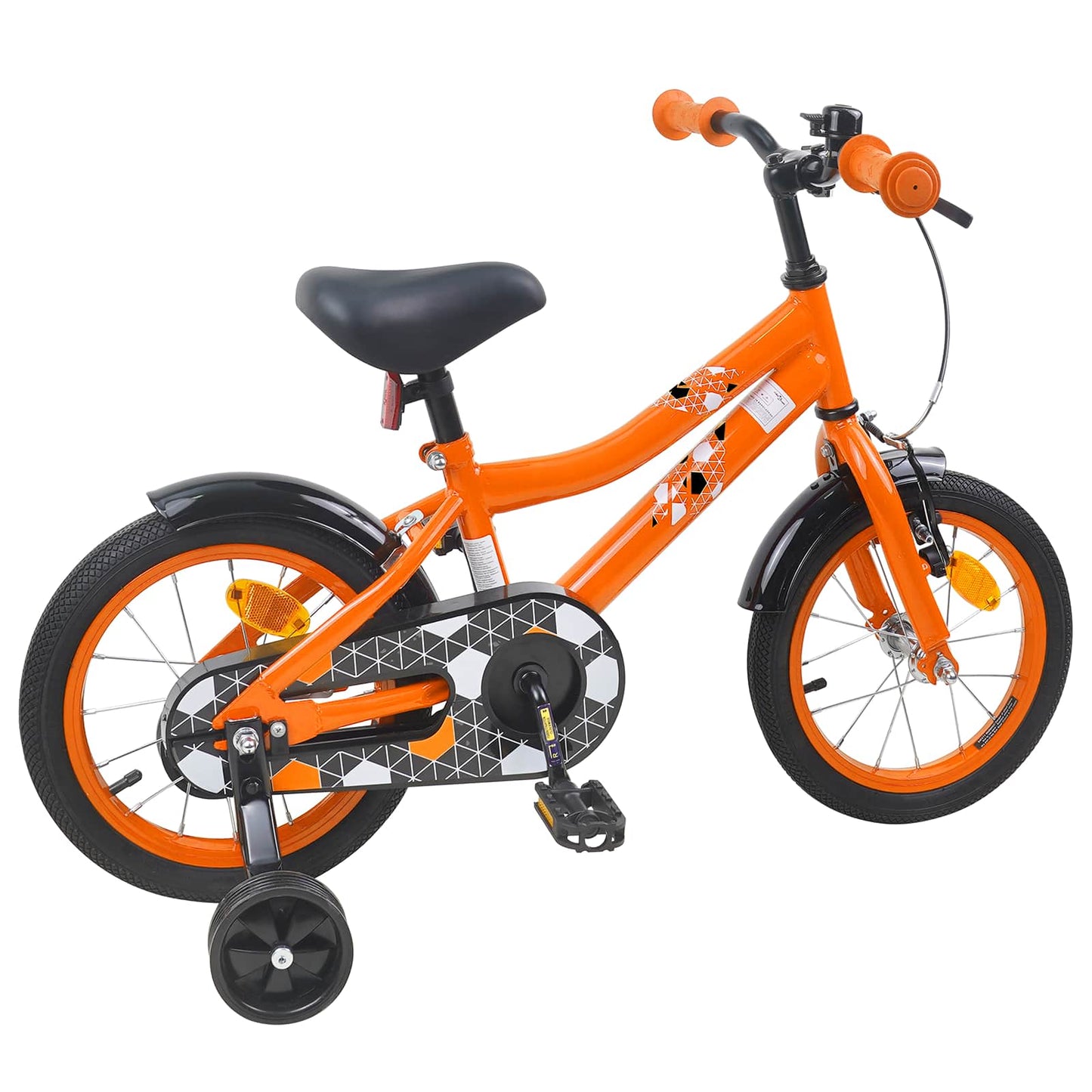 Kinderfiets 14 Inch voor 3-5 jaar oud Oranje is nu te koop bij PeponiXL, paradijselijk wonen!