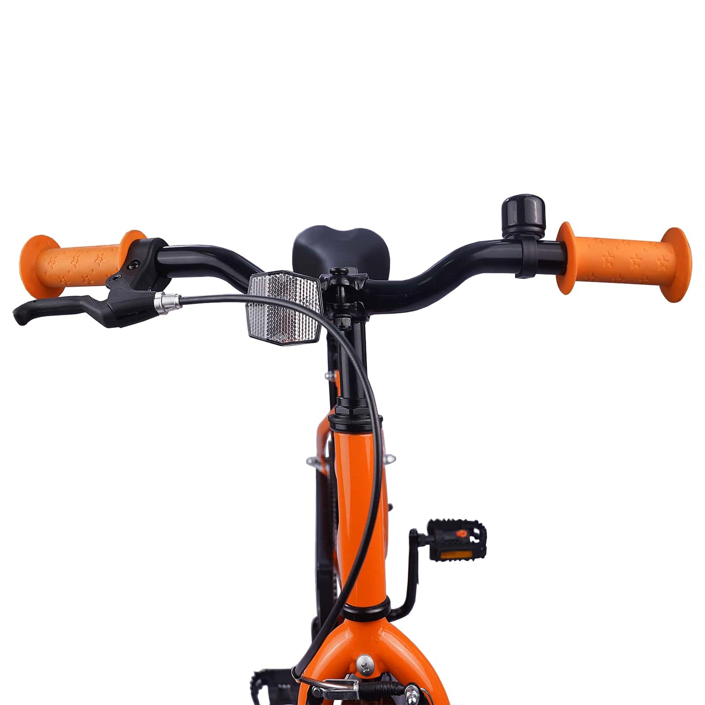 Kinderfiets 18 Inch voor 5-7 jaar Oranje is nu te koop bij PeponiXL, paradijselijk wonen!