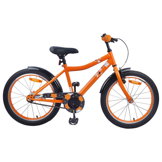 Kinderfiets 18 Inch voor 5-7 jaar Oranje is nu te koop bij PeponiXL, paradijselijk wonen!