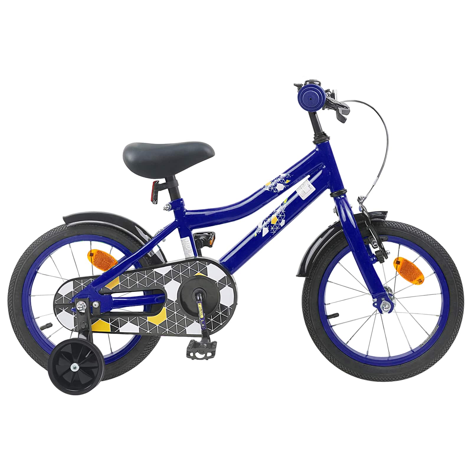 Kinderfiets 12 Inch voor 2-4 jaar oud Donkerblauw is nu te koop bij PeponiXL, paradijselijk wonen!