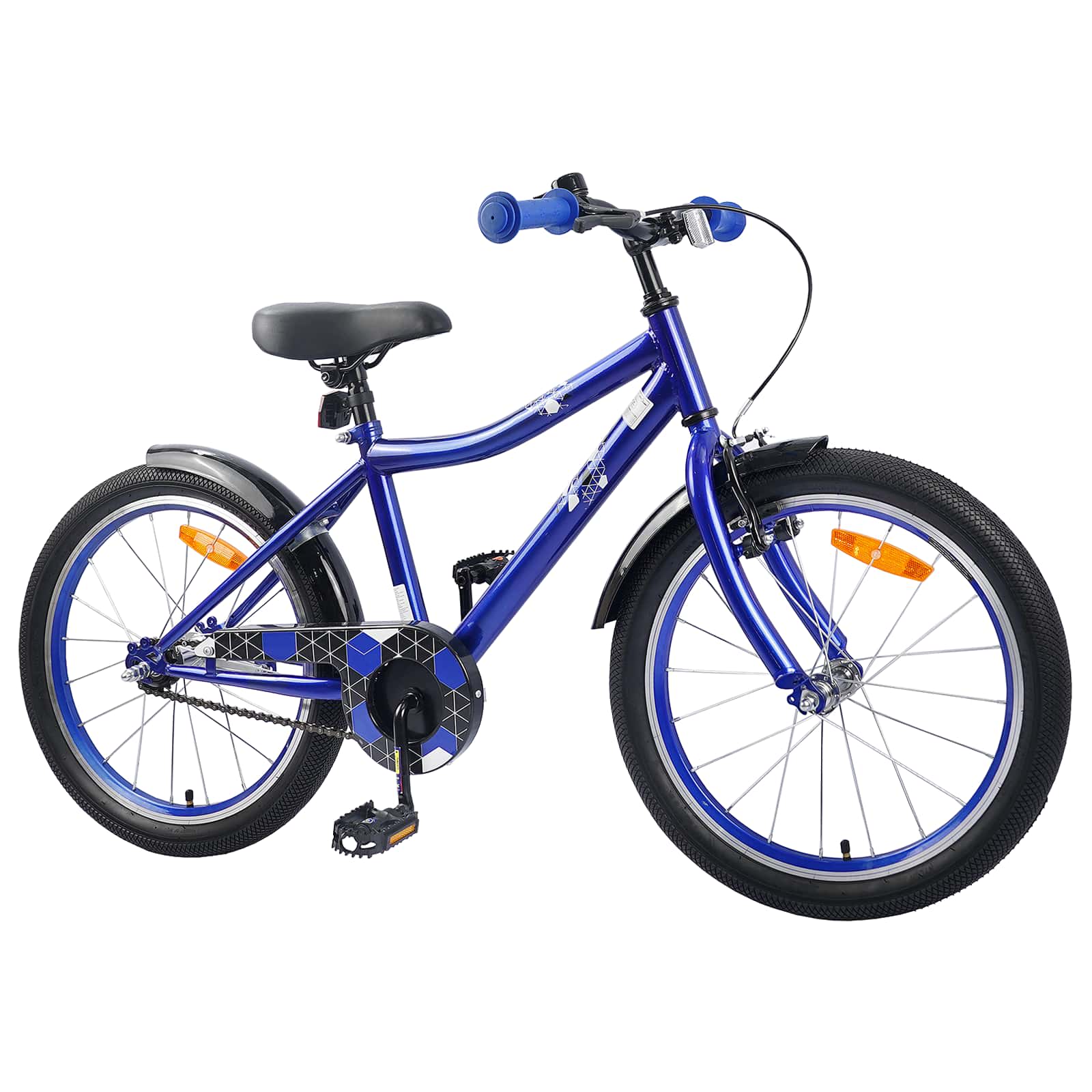 Kinderfiets 18 Inch voor 5-7 jaar Donkerblauw is nu te koop bij PeponiXL, paradijselijk wonen!