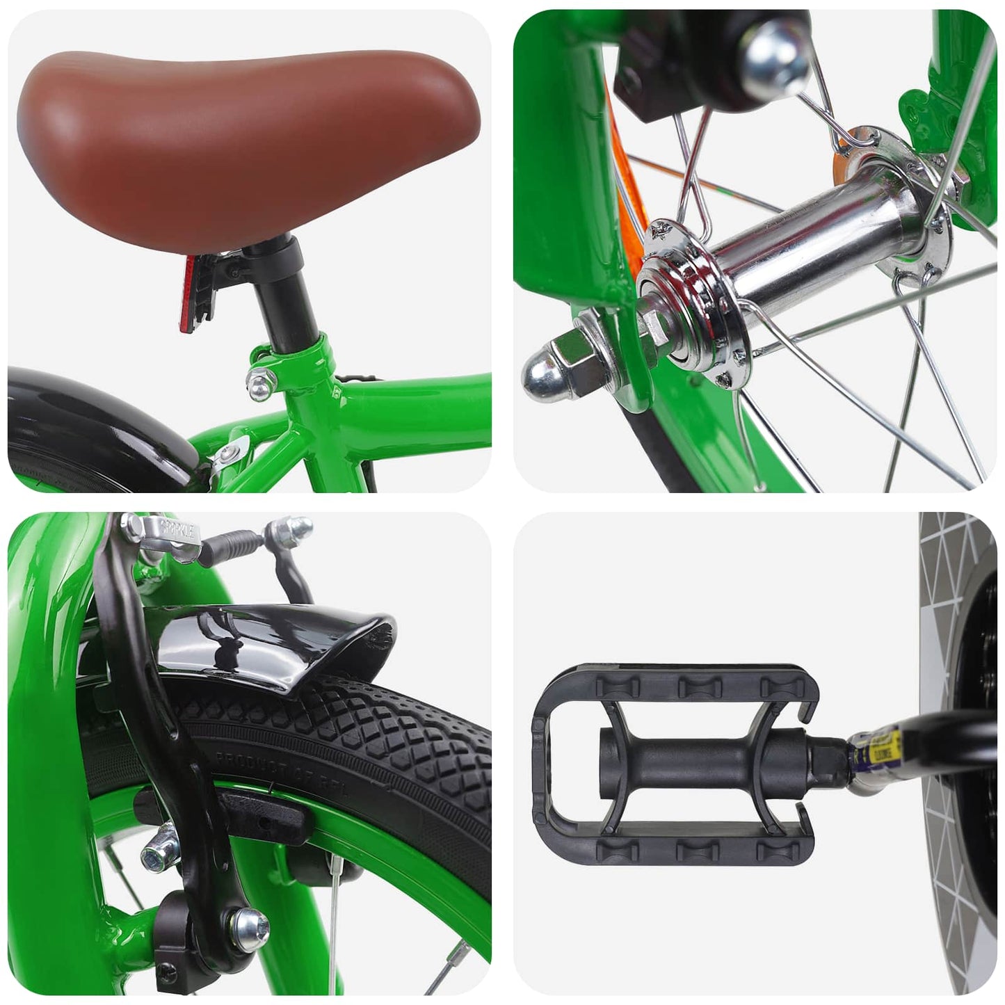Kinderfiets 14 Inch voor 3-5 jaar oud Groen is nu te koop bij PeponiXL, paradijselijk wonen!