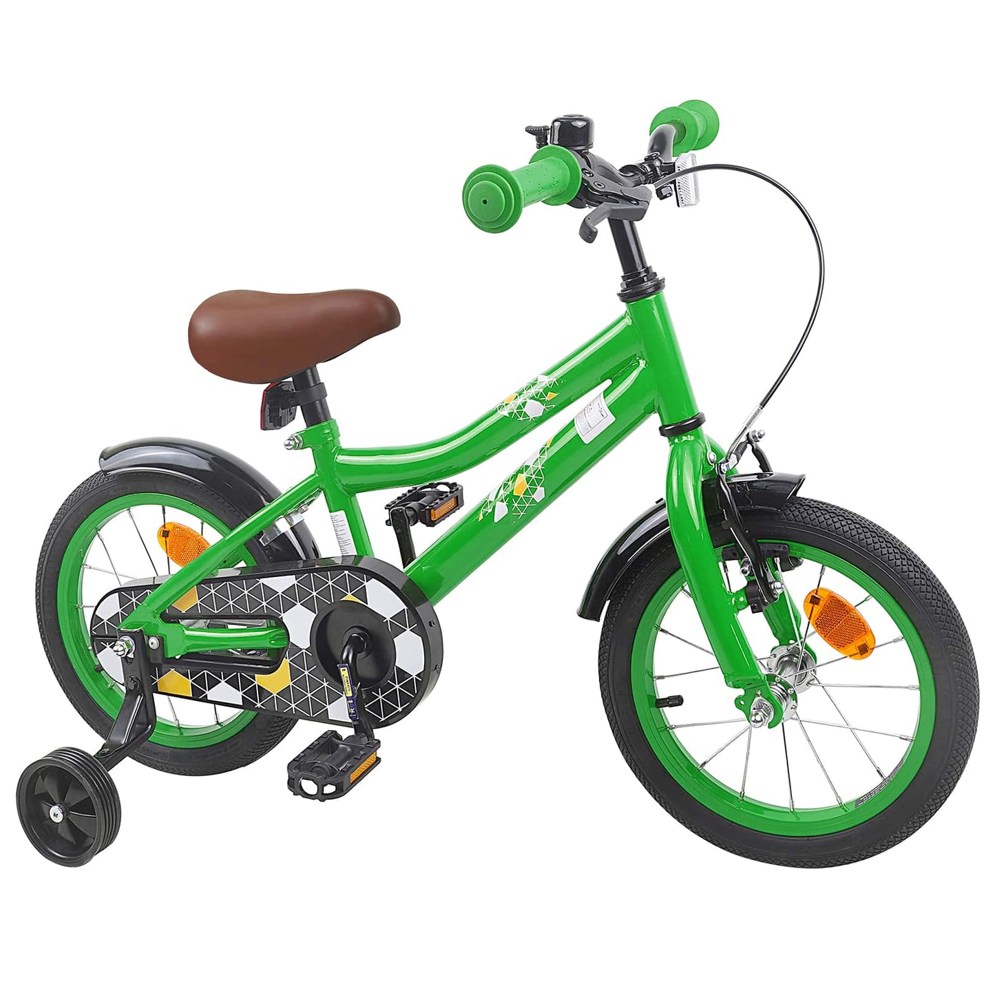 Kinderfiets 14 Inch voor 3-5 jaar oud Groen is nu te koop bij PeponiXL, paradijselijk wonen!