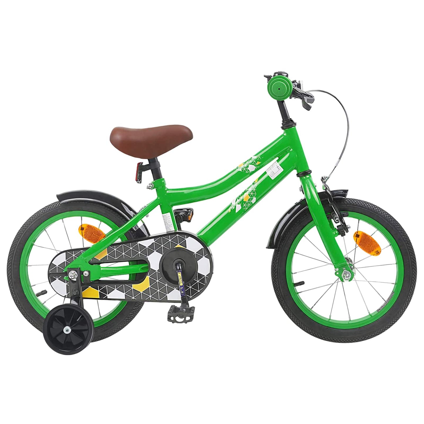 Kinderfiets 16 Inch voor 4-6 jaar oud Groen is nu te koop bij PeponiXL, paradijselijk wonen!