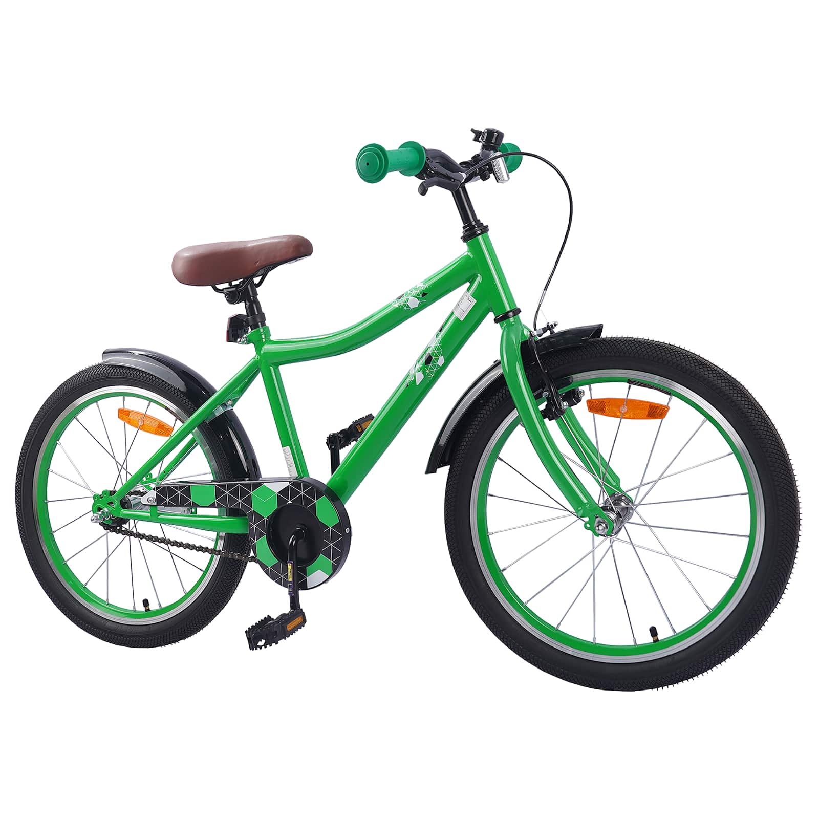 Kinderfiets 18 Inch voor 5-7 jaar Groen is nu te koop bij PeponiXL, paradijselijk wonen!
