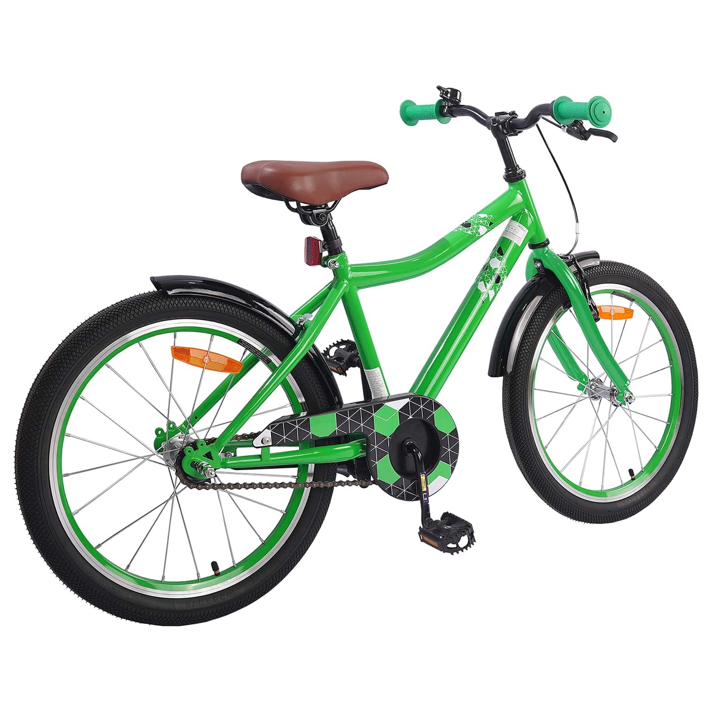 Kinderfiets 18 Inch voor 5-7 jaar Groen is nu te koop bij PeponiXL, paradijselijk wonen!