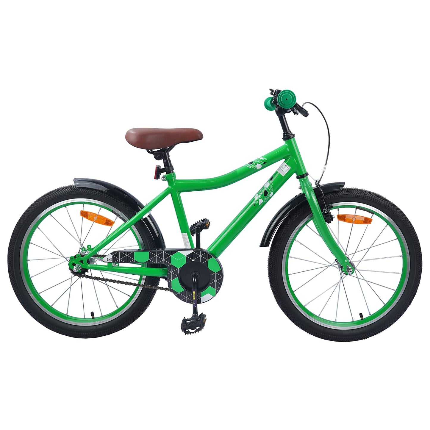 Kinderfiets 18 Inch voor 5-7 jaar Groen is nu te koop bij PeponiXL, paradijselijk wonen!