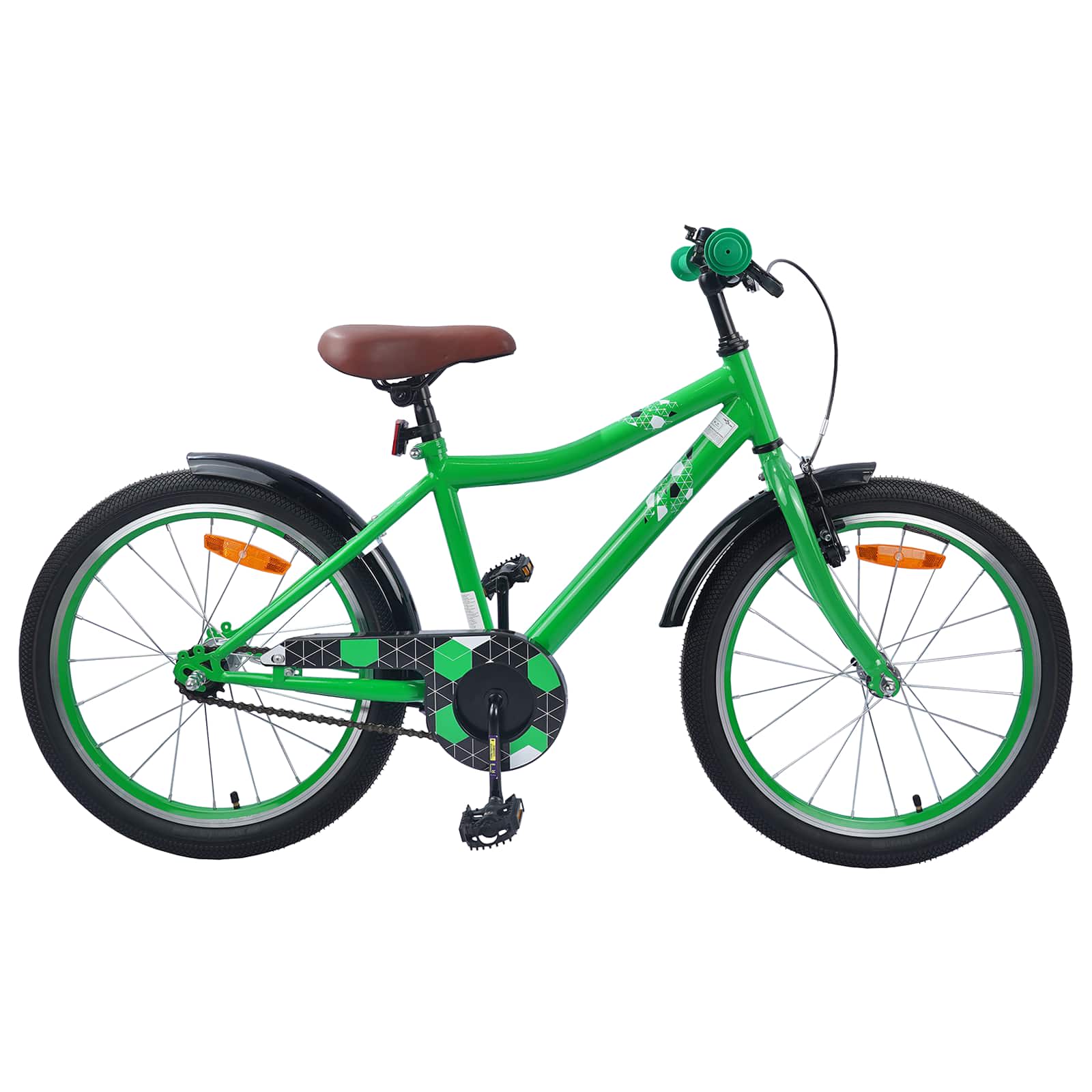 Kinderfiets 18 Inch voor 5-7 jaar Groen is nu te koop bij PeponiXL, paradijselijk wonen!
