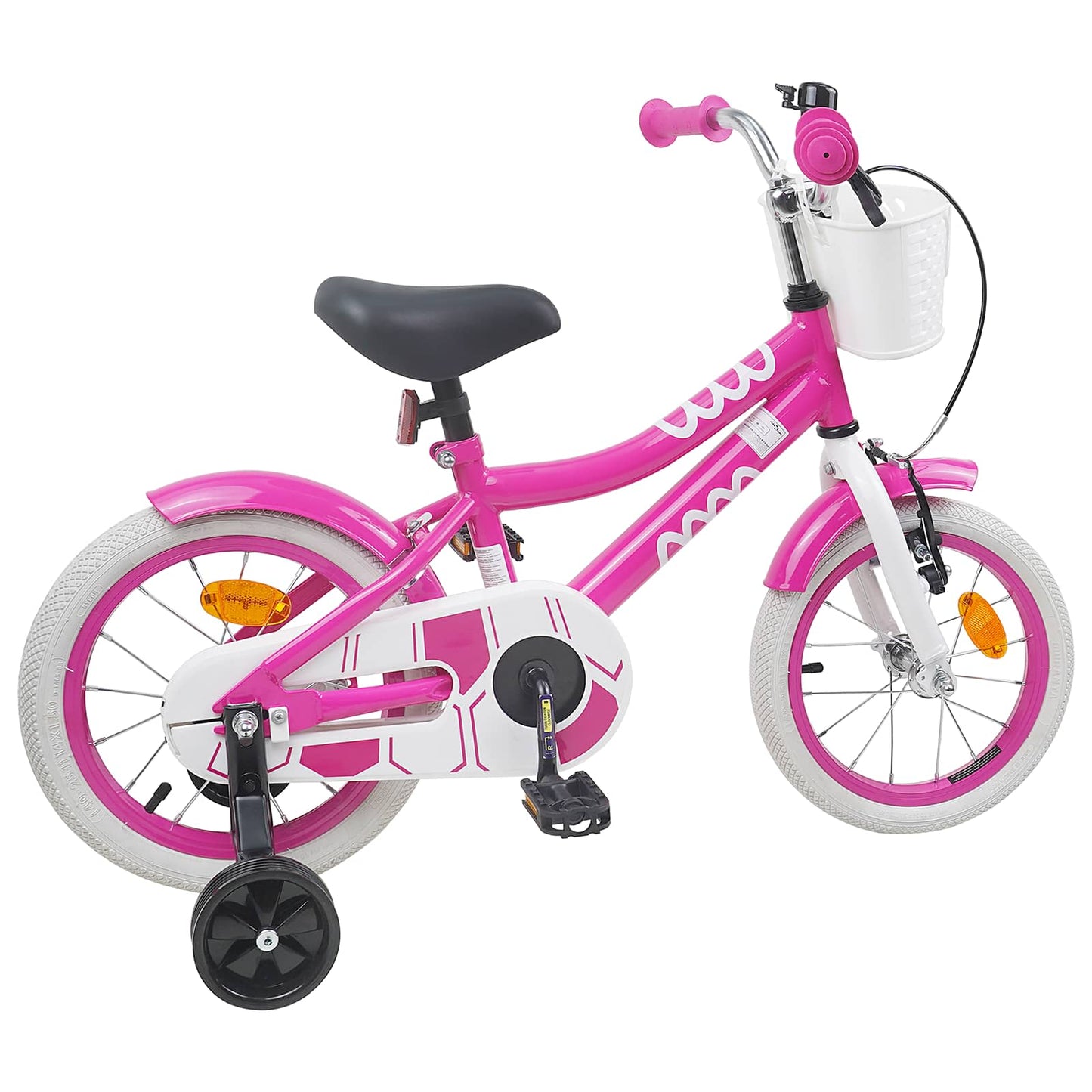 Kinderfiets 14 Inch voor 3-5 jaar oud Roze is nu te koop bij PeponiXL, paradijselijk wonen!