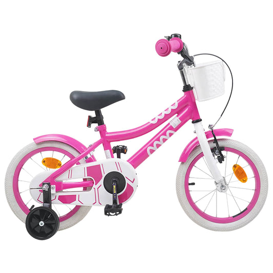 Kinderfiets 14 Inch voor 3-5 jaar oud Roze is nu te koop bij PeponiXL, paradijselijk wonen!