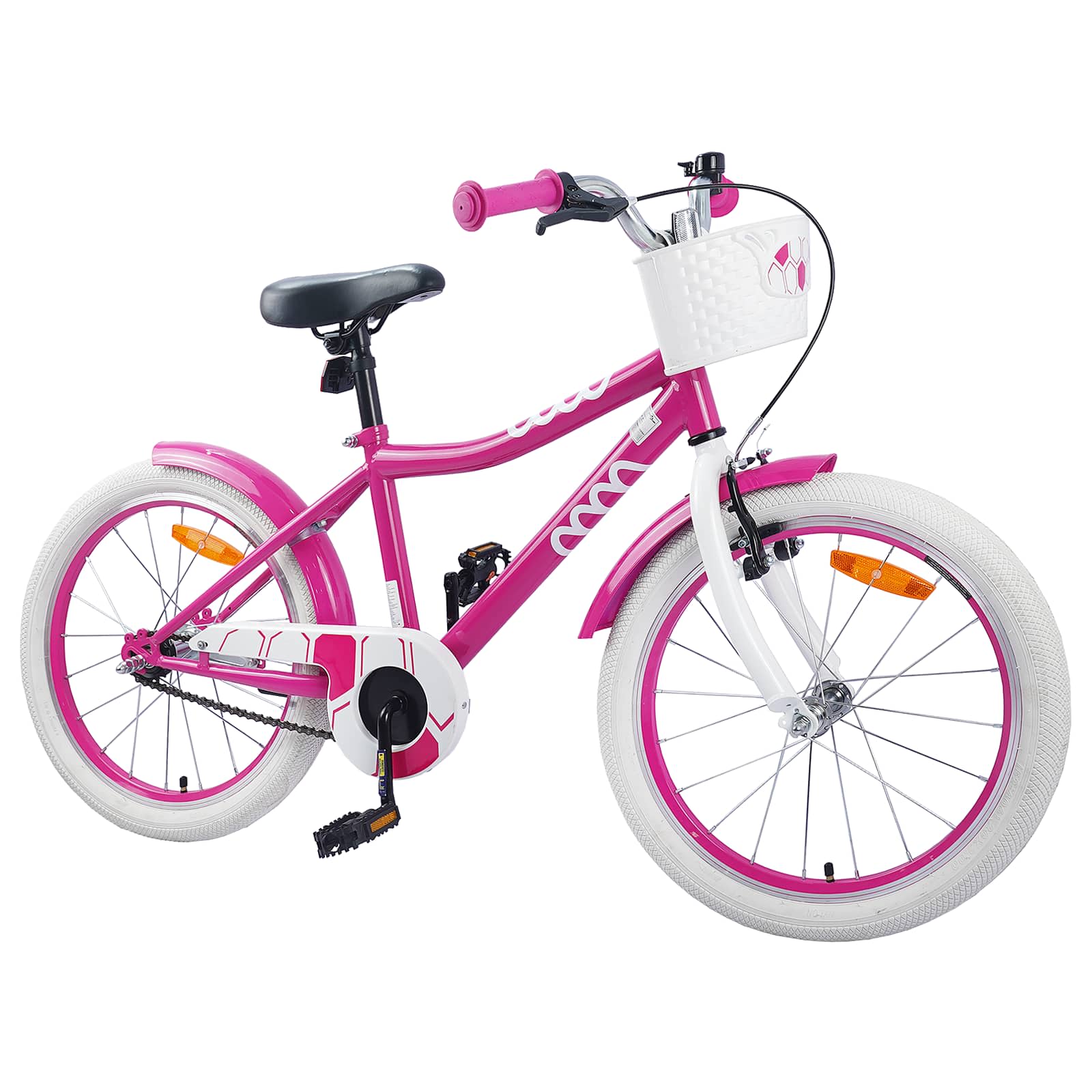Kinderfiets 18 Inch voor 5-7 jaar Roze is nu te koop bij PeponiXL, paradijselijk wonen!