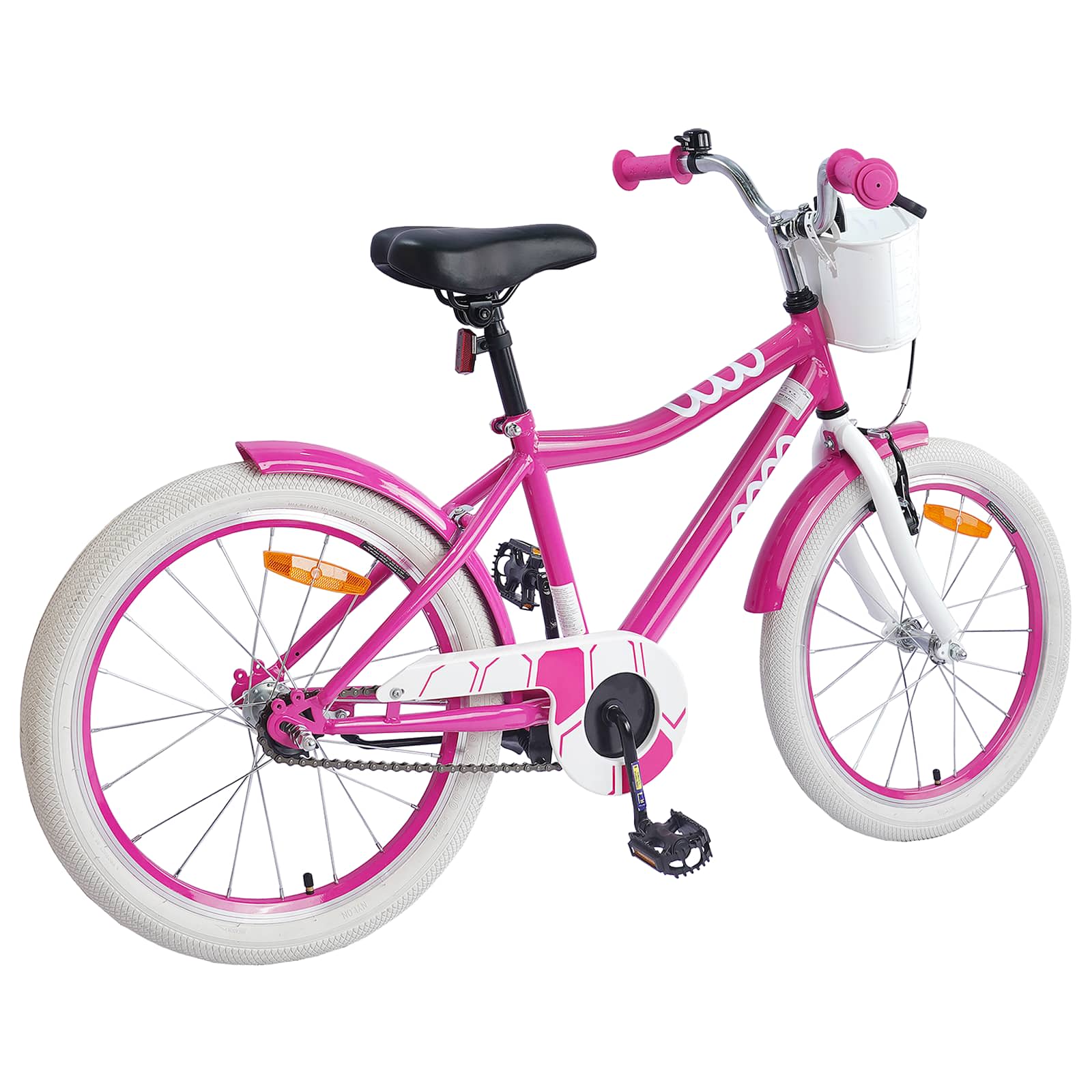 Kinderfiets 18 Inch voor 5-7 jaar Roze is nu te koop bij PeponiXL, paradijselijk wonen!