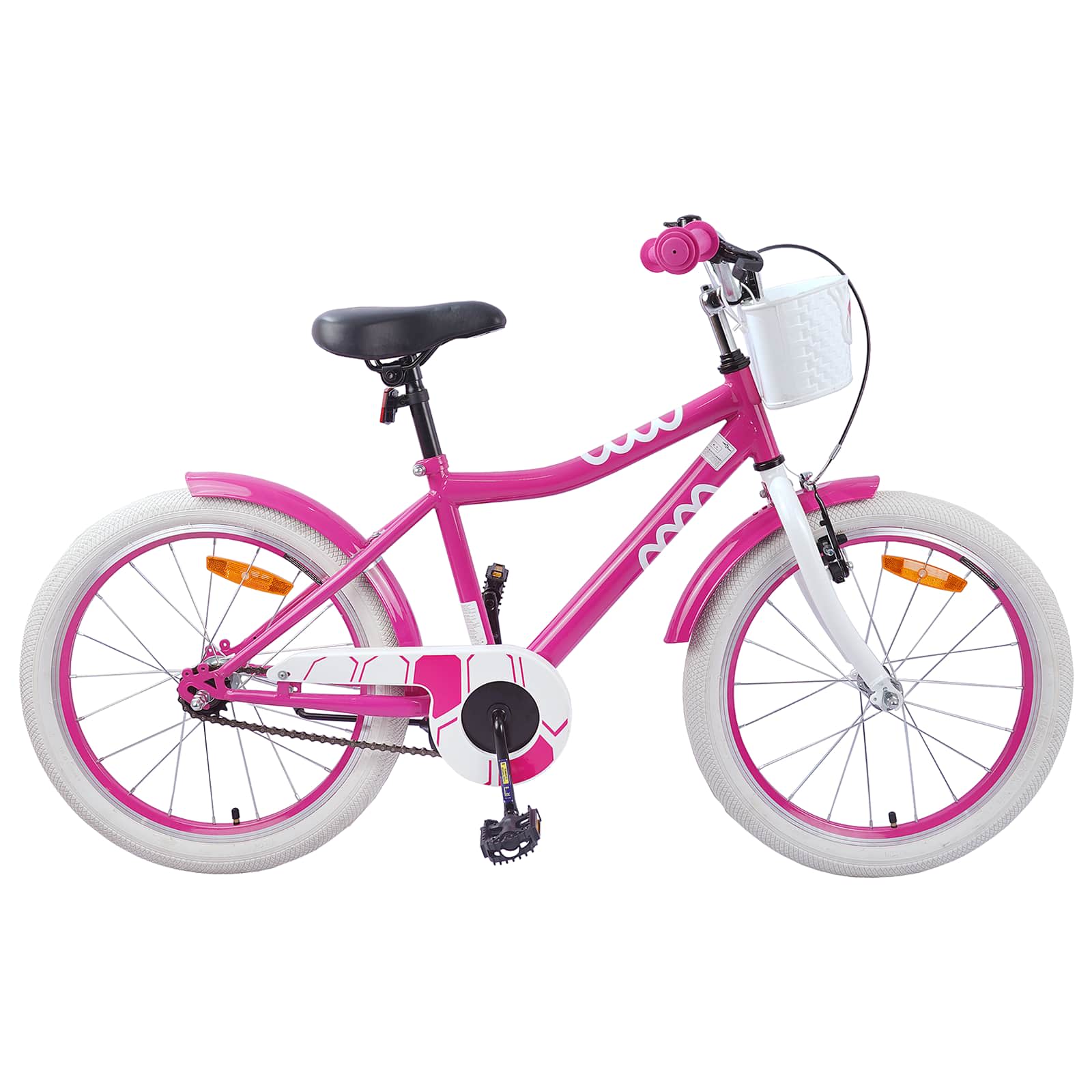 Kinderfiets 18 Inch voor 5-7 jaar Roze is nu te koop bij PeponiXL, paradijselijk wonen!