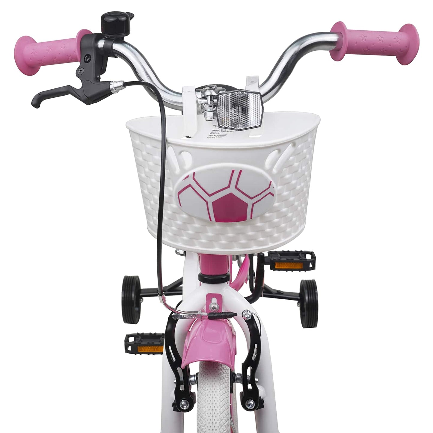 Kinderfiets 12 Inch voor 2-4 jaar oud Lichtroze is nu te koop bij PeponiXL, paradijselijk wonen!