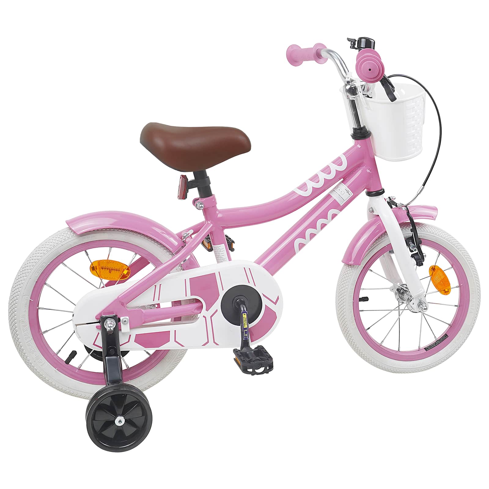 Kinderfiets 16 Inch voor 4-6 jaar oud Lichtroze is nu te koop bij PeponiXL, paradijselijk wonen!