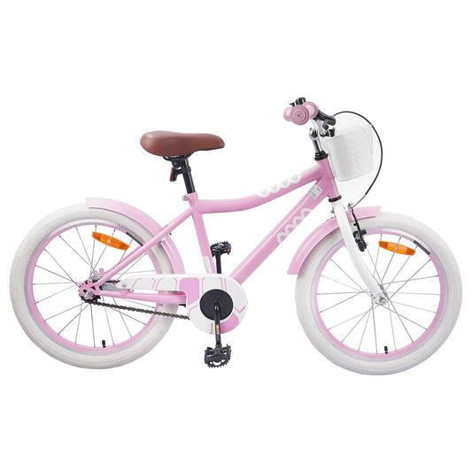 Kinderfiets 18 Inch voor 5-7 jaar Lichtroze is nu te koop bij PeponiXL, paradijselijk wonen!