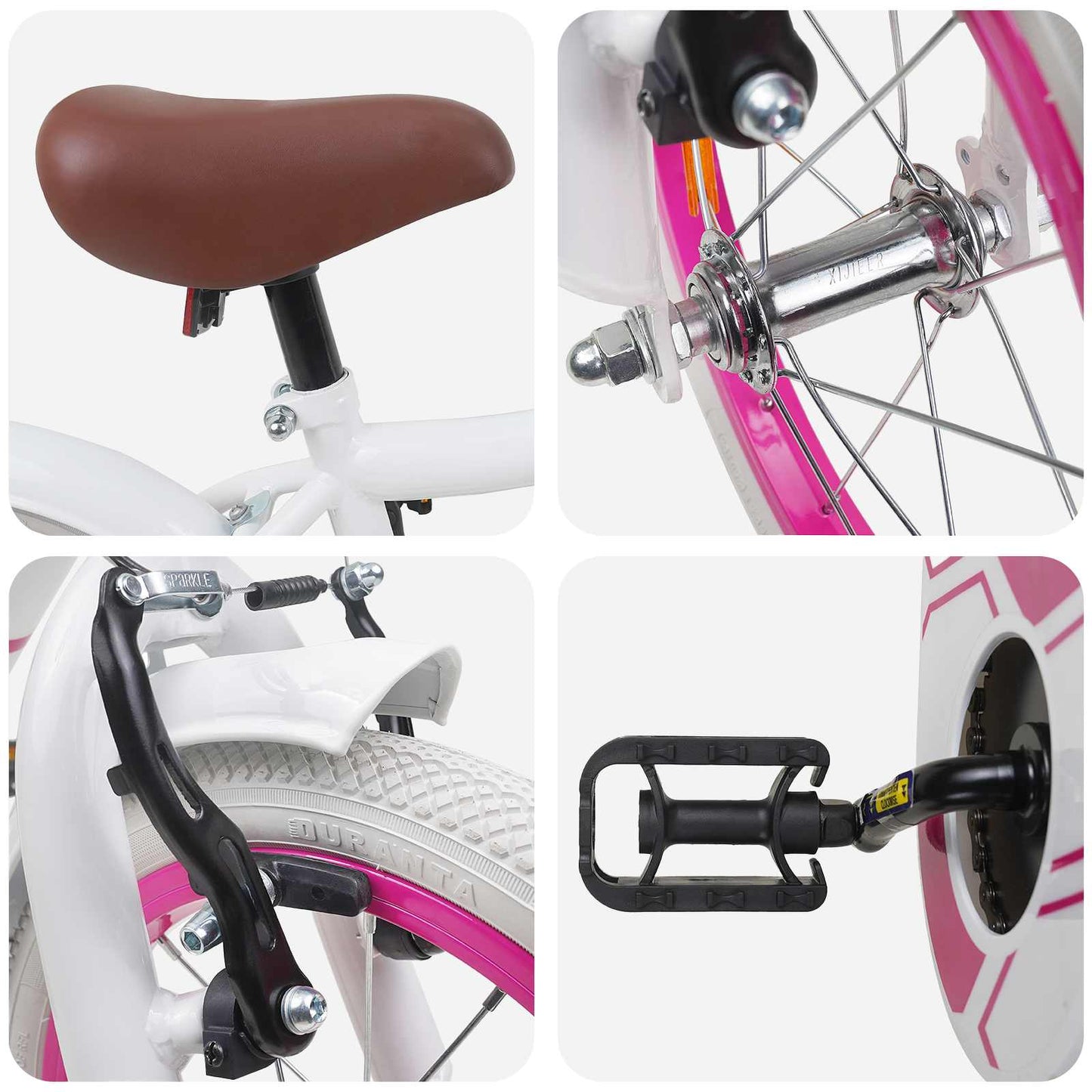 Kinderfiets 14 Inch voor 3-5 jaar oud Wit is nu te koop bij PeponiXL, paradijselijk wonen!