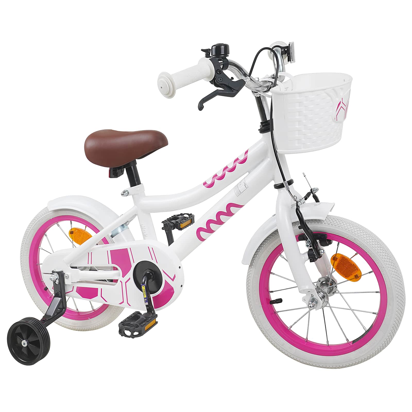 Kinderfiets 14 Inch voor 3-5 jaar oud Wit is nu te koop bij PeponiXL, paradijselijk wonen!