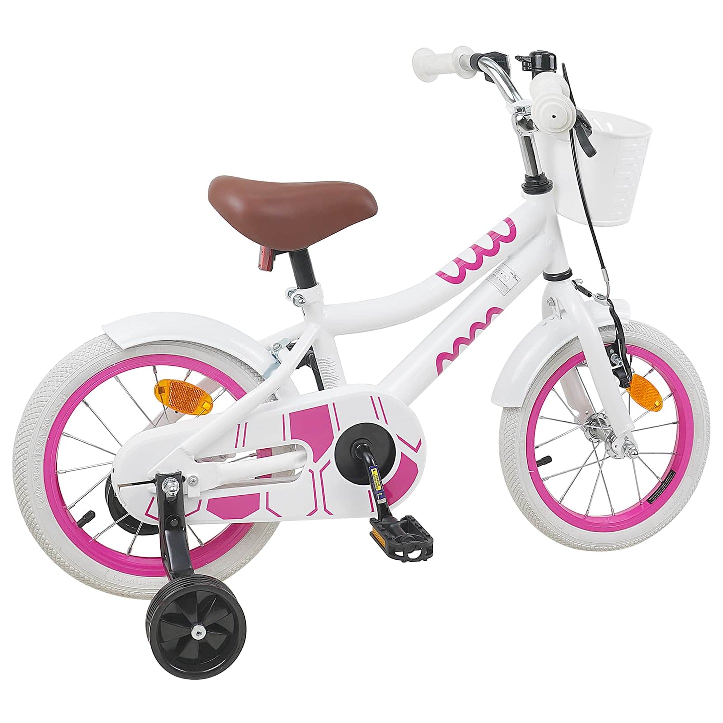 Kinderfiets 14 Inch voor 3-5 jaar oud Wit is nu te koop bij PeponiXL, paradijselijk wonen!