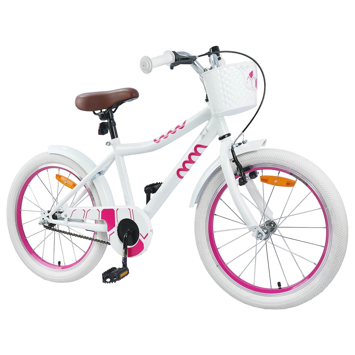 Kinderfiets 18 Inch voor 5-7 jaar Wit is nu te koop bij PeponiXL, paradijselijk wonen!
