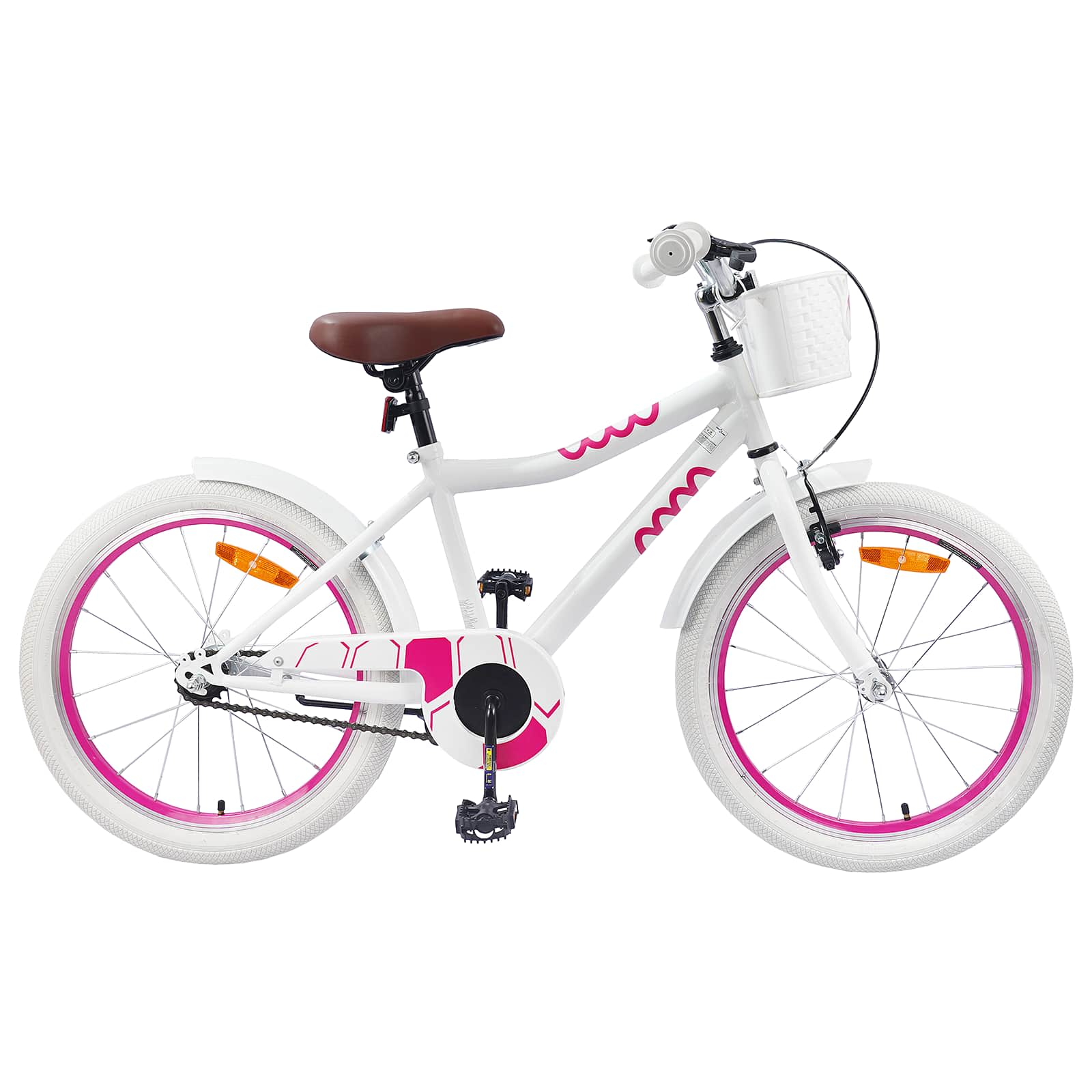 Kinderfiets 18 Inch voor 5-7 jaar Wit is nu te koop bij PeponiXL, paradijselijk wonen!