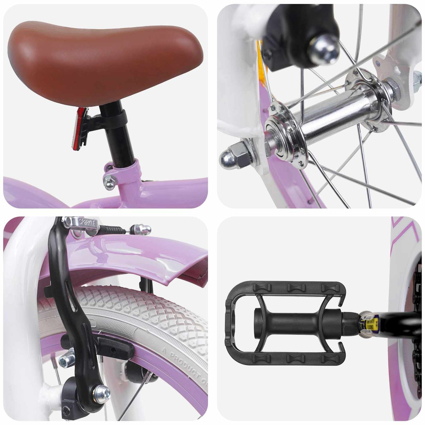 Kinderfiets 12 Inch voor 2-4 jaar oud Paars is nu te koop bij PeponiXL, paradijselijk wonen!