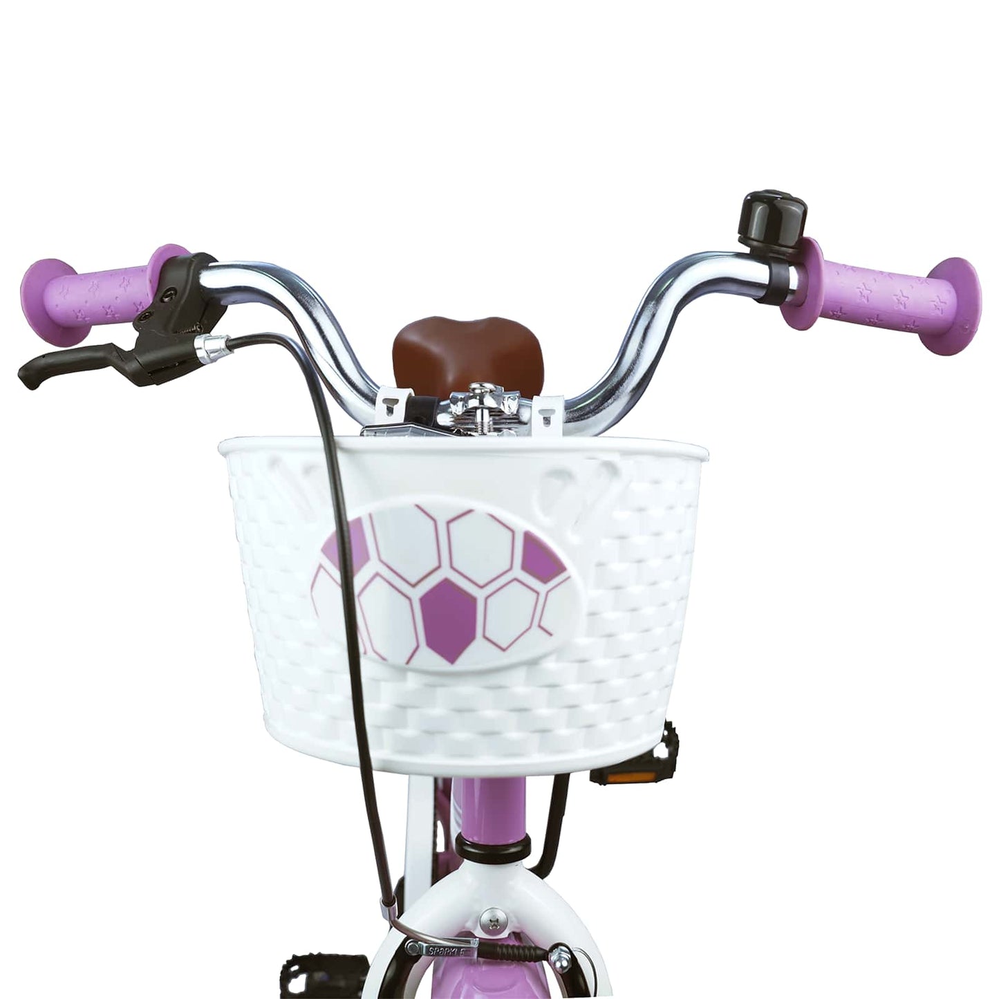 Kinderfiets 18 Inch voor 5-7 jaar Paars is nu te koop bij PeponiXL, paradijselijk wonen!