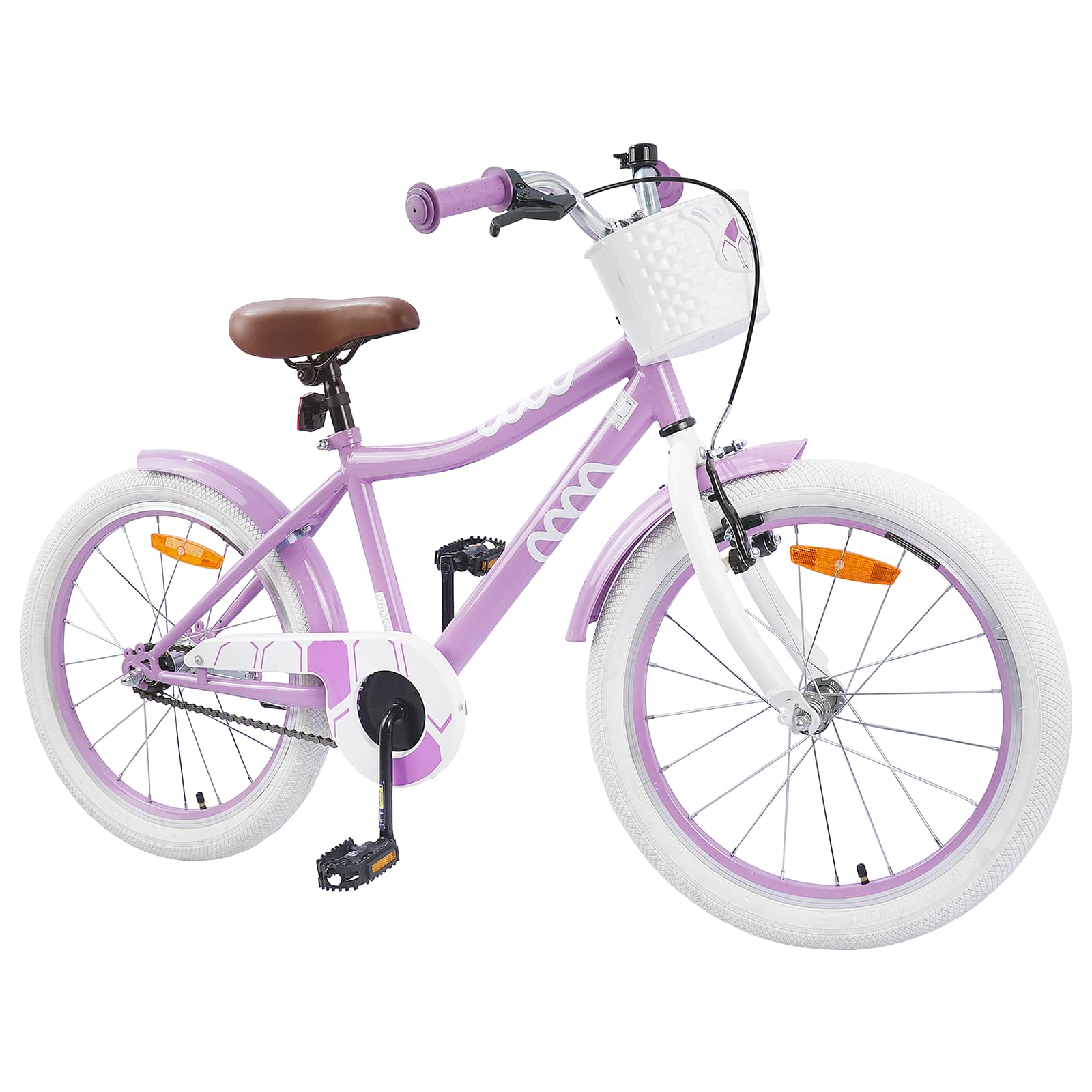 Kinderfiets 18 Inch voor 5-7 jaar Paars is nu te koop bij PeponiXL, paradijselijk wonen!