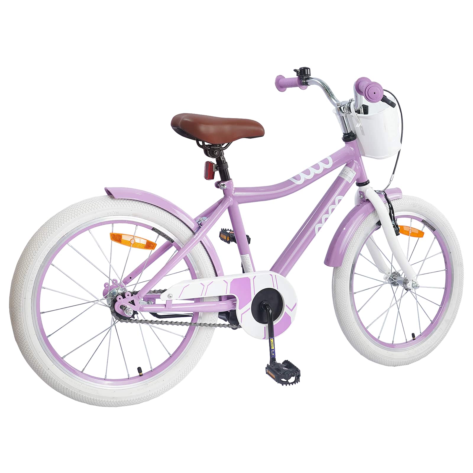 Kinderfiets 18 Inch voor 5-7 jaar Paars is nu te koop bij PeponiXL, paradijselijk wonen!