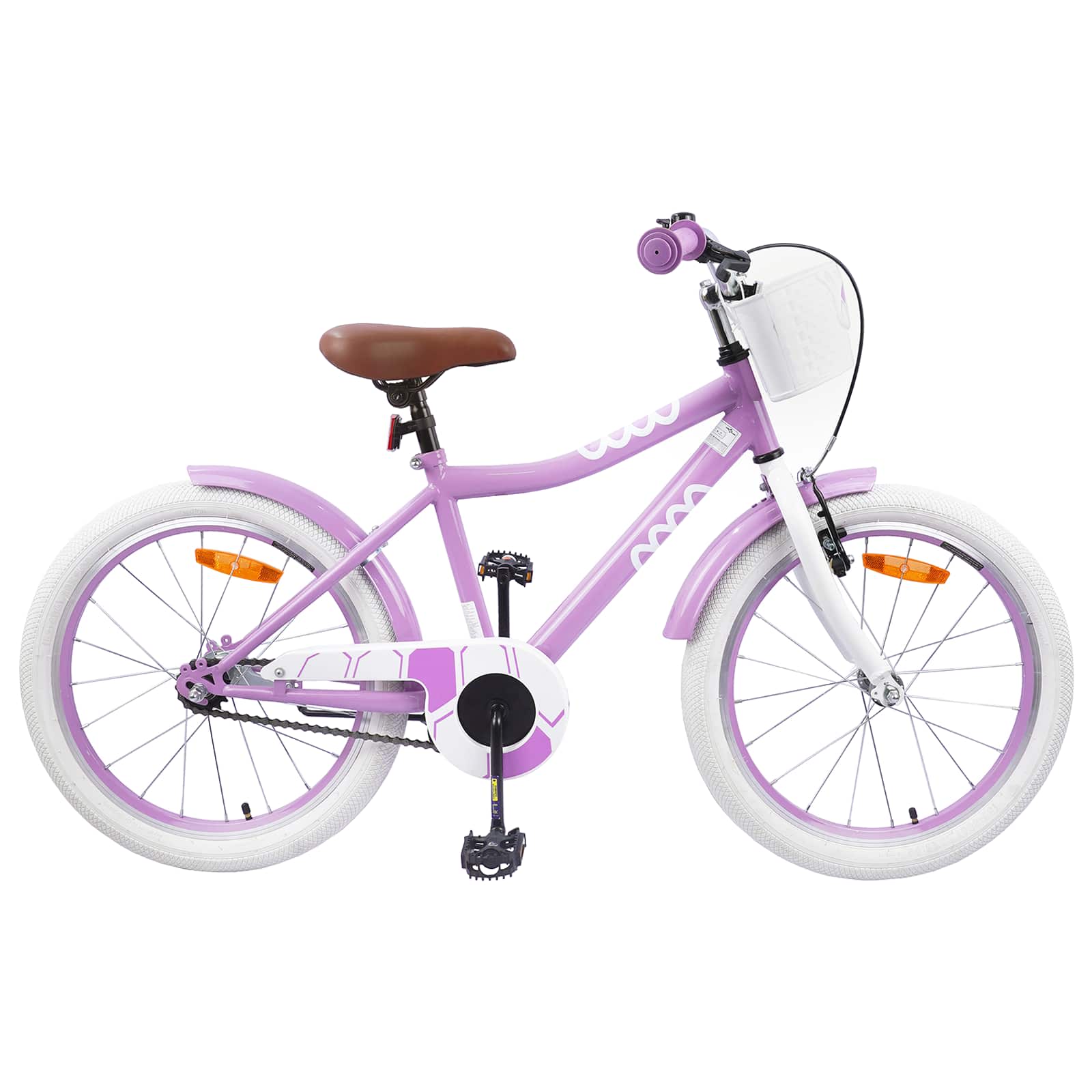 Kinderfiets 18 Inch voor 5-7 jaar Paars is nu te koop bij PeponiXL, paradijselijk wonen!