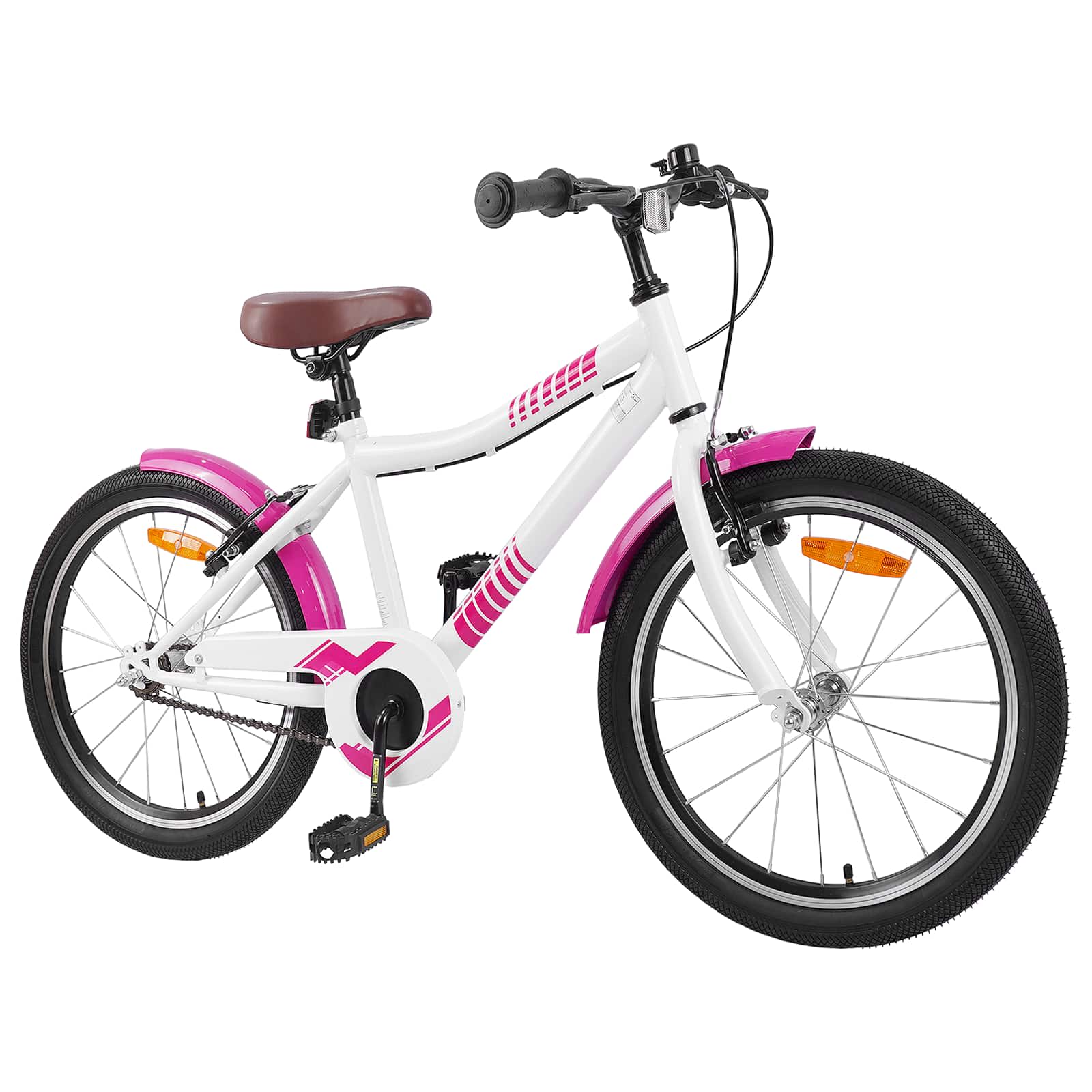 Kinderfiets 18 Inch voor 5-7 jaar Roze is nu te koop bij PeponiXL, paradijselijk wonen!