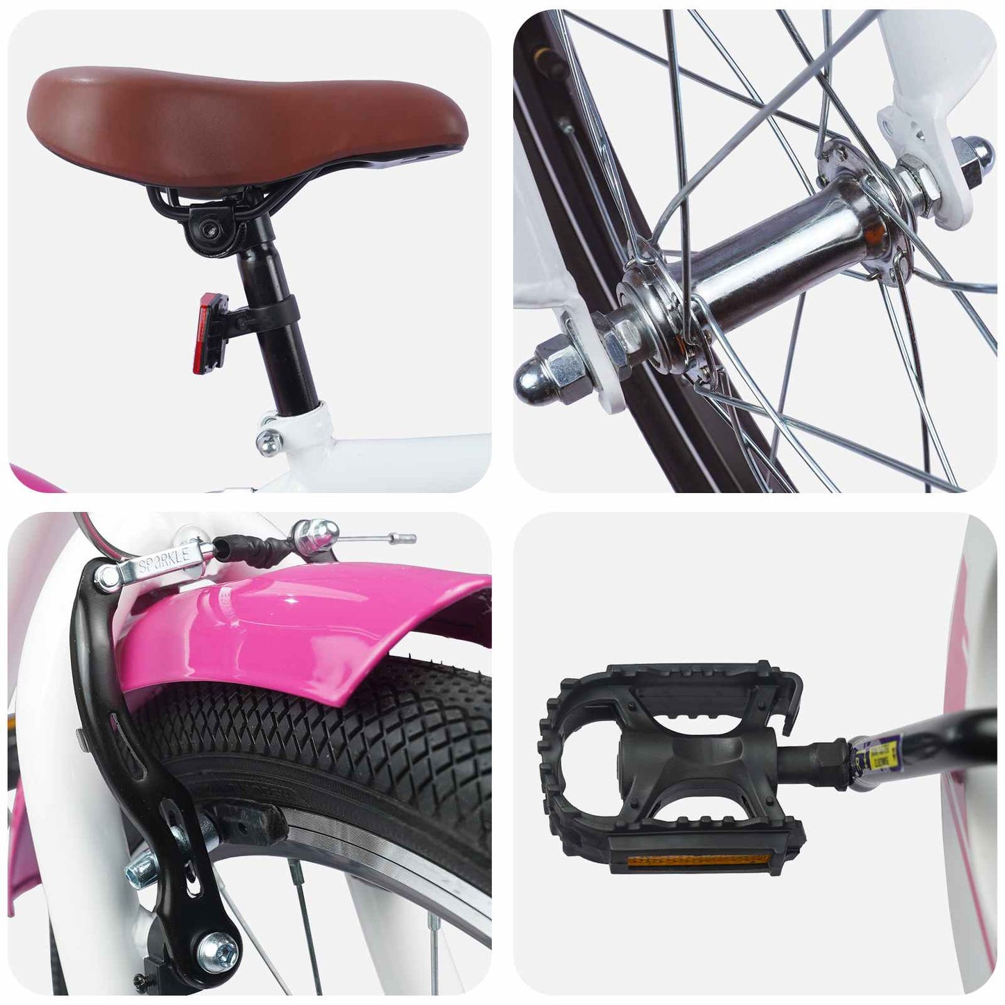 Kinderfiets 24 Inch voor 8-12 jaar oud Roze is nu te koop bij PeponiXL, paradijselijk wonen!