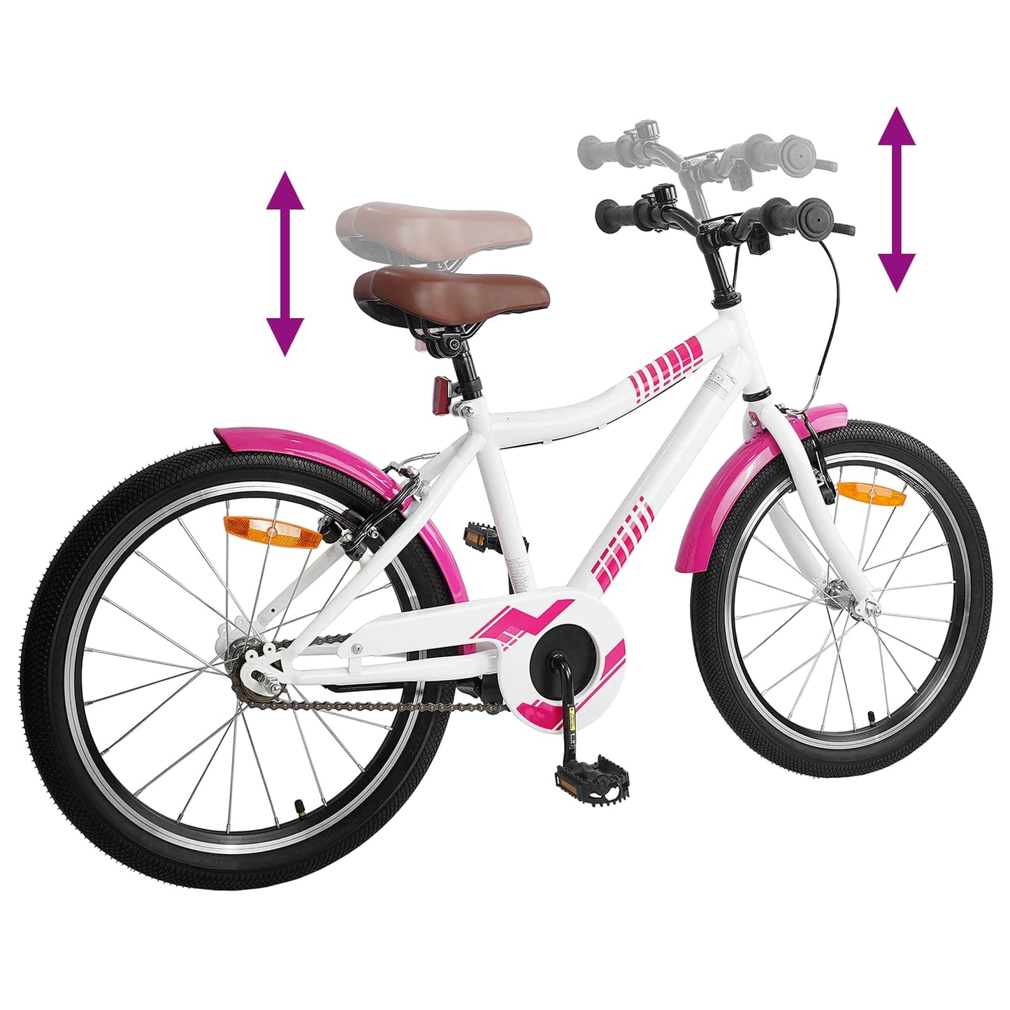 Kinderfiets 24 Inch voor 8-12 jaar oud Roze is nu te koop bij PeponiXL, paradijselijk wonen!