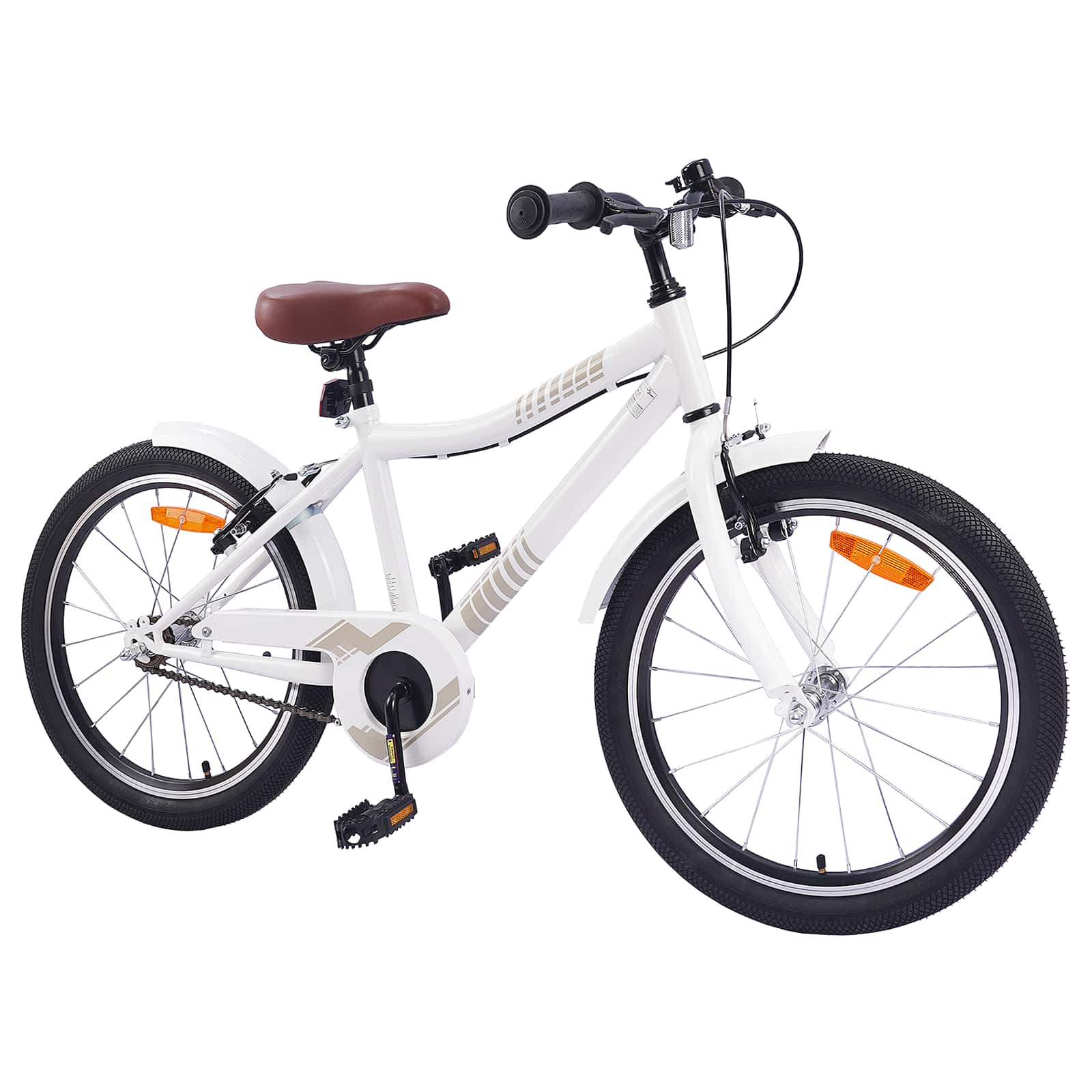 Kinderfiets 18 Inch voor 5-7 jaar wit is nu te koop bij PeponiXL, paradijselijk wonen!