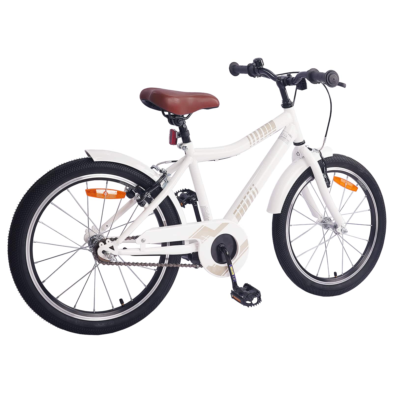 Kinderfiets 18 Inch voor 5-7 jaar wit is nu te koop bij PeponiXL, paradijselijk wonen!