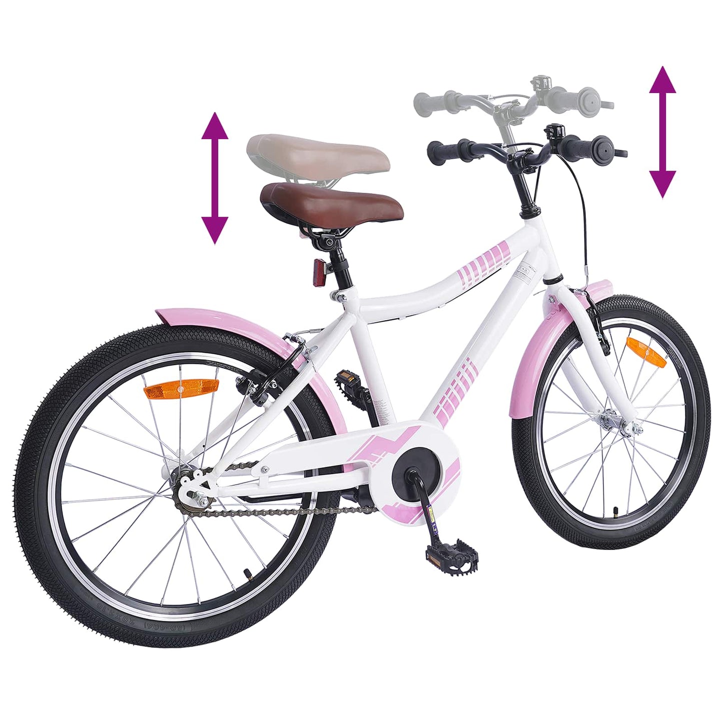 Kinderfiets 24 Inch voor 8-12 jaar oud Lichtroze is nu te koop bij PeponiXL, paradijselijk wonen!