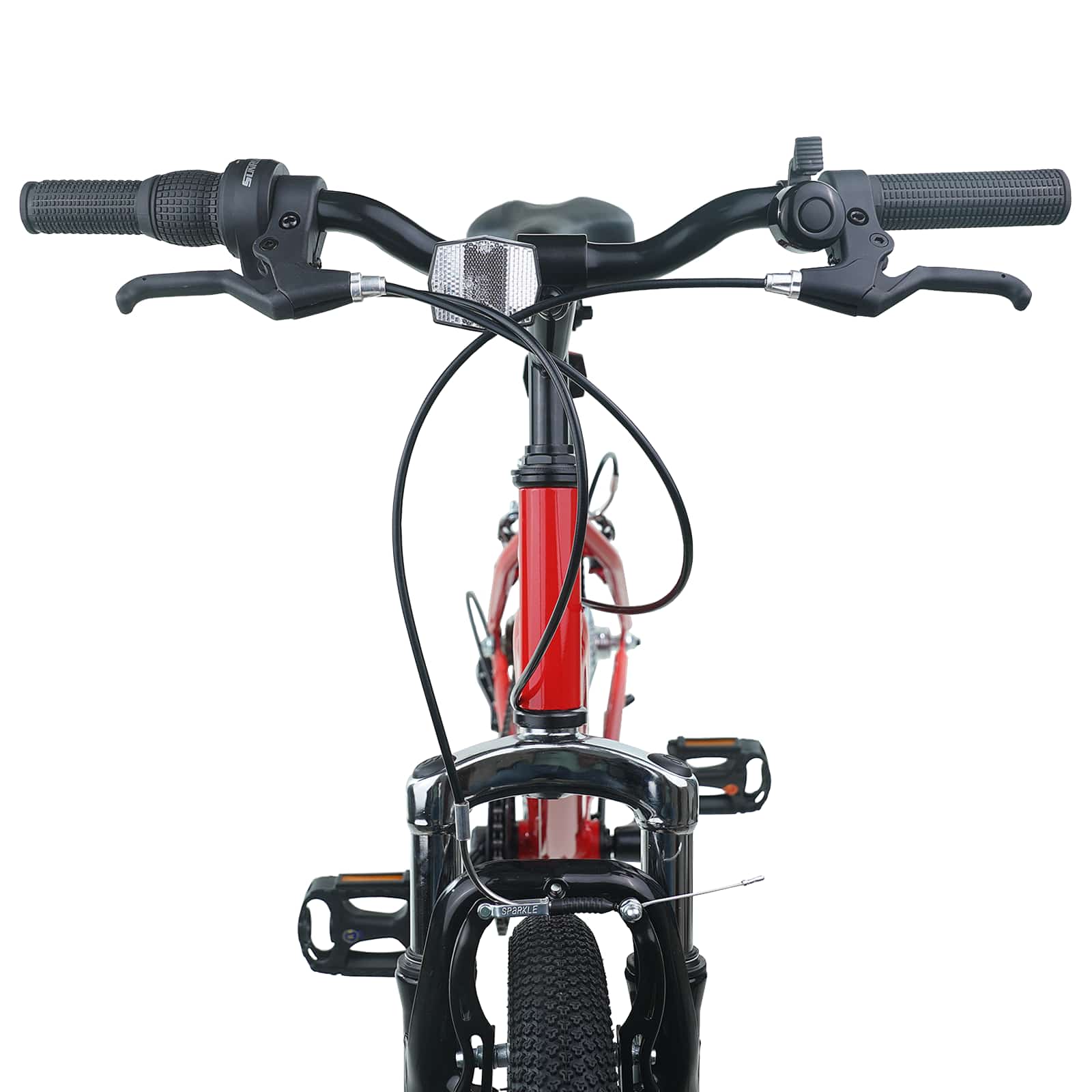 Kinderfiets 24 Inch 6-Speed voor 8-12 jaar oud Rood is nu te koop bij PeponiXL, paradijselijk wonen!